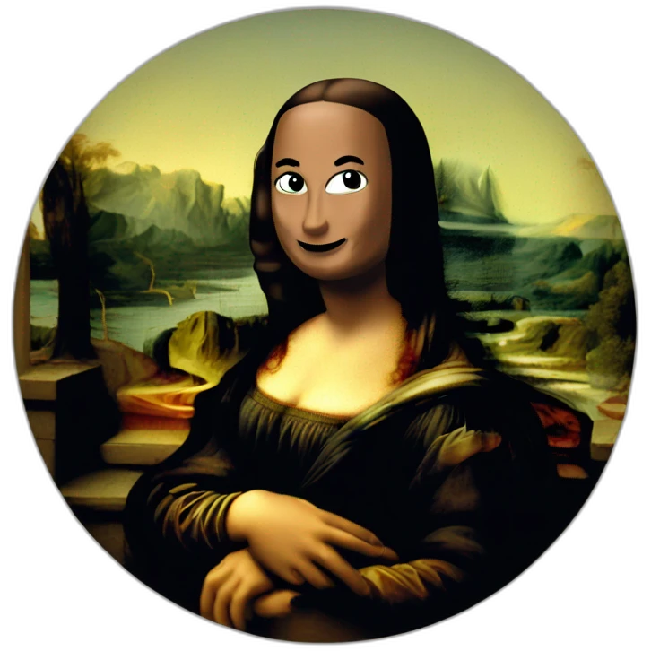 Mona lisa emoji