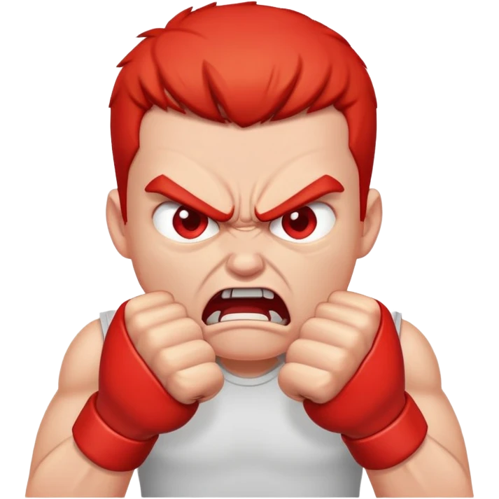 Really extremely angry and mad emoji