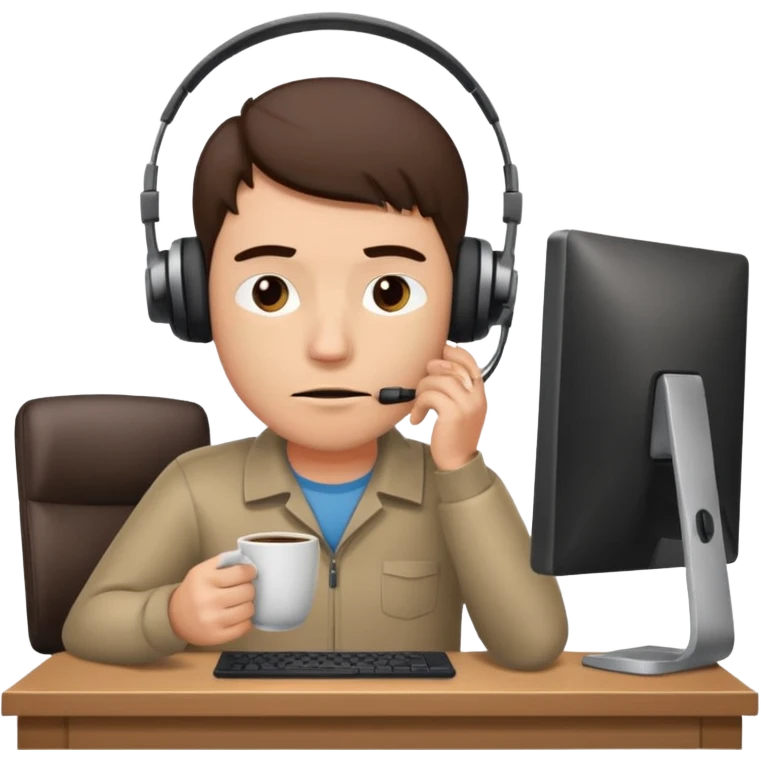 Create a 5 Emojis of my day and write a sentence about it... I am A Man...and i am techie and being tired and sleepy with a Laptop in front... emoji