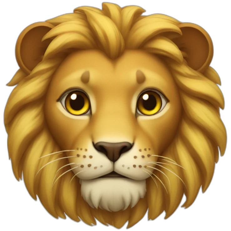 Cat king lion emoji