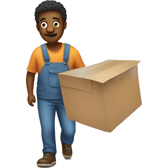 man moving out emoji