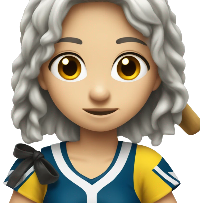 bow on softball emoji