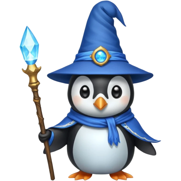 Penguin Wizard emoji