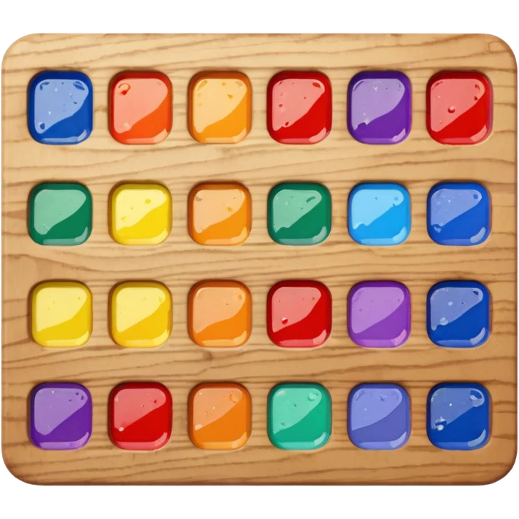 watercolor palette emoji