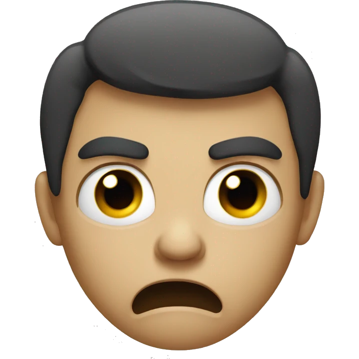 Angry and cry emoji