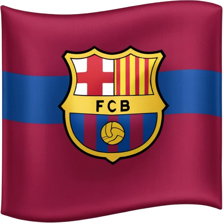 Create FC Barcelona flag emoji emoji