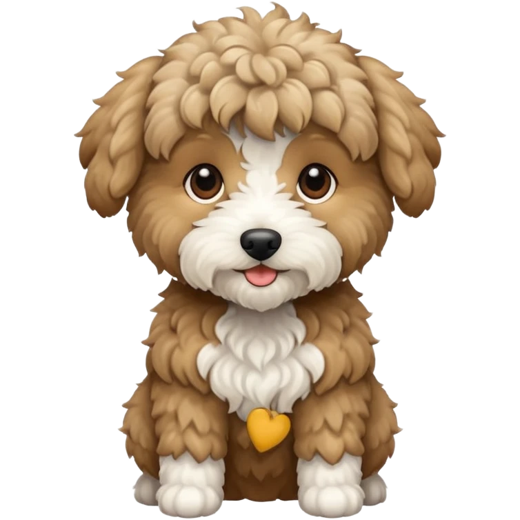 Schnoodle dog emoji