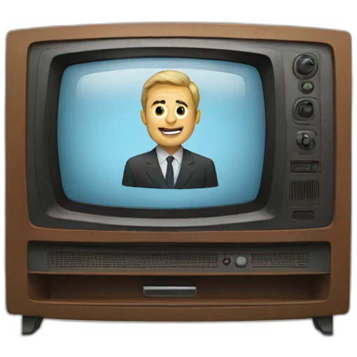 TV man emoji