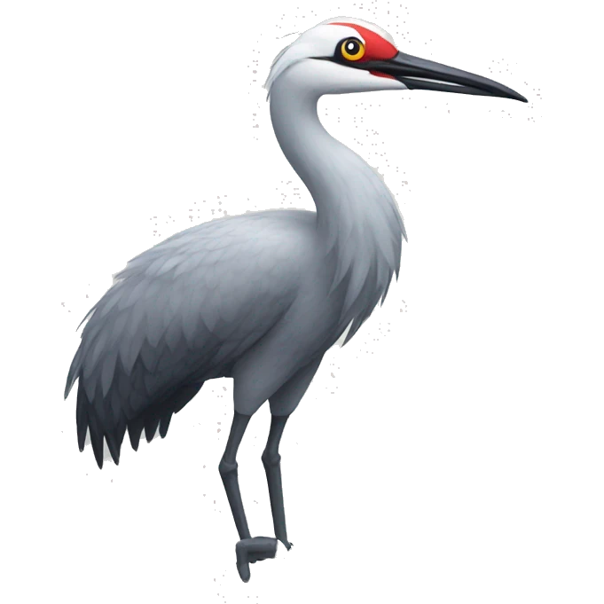 crane bird emoji
