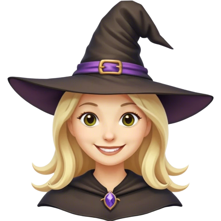 Blonde witch emoji