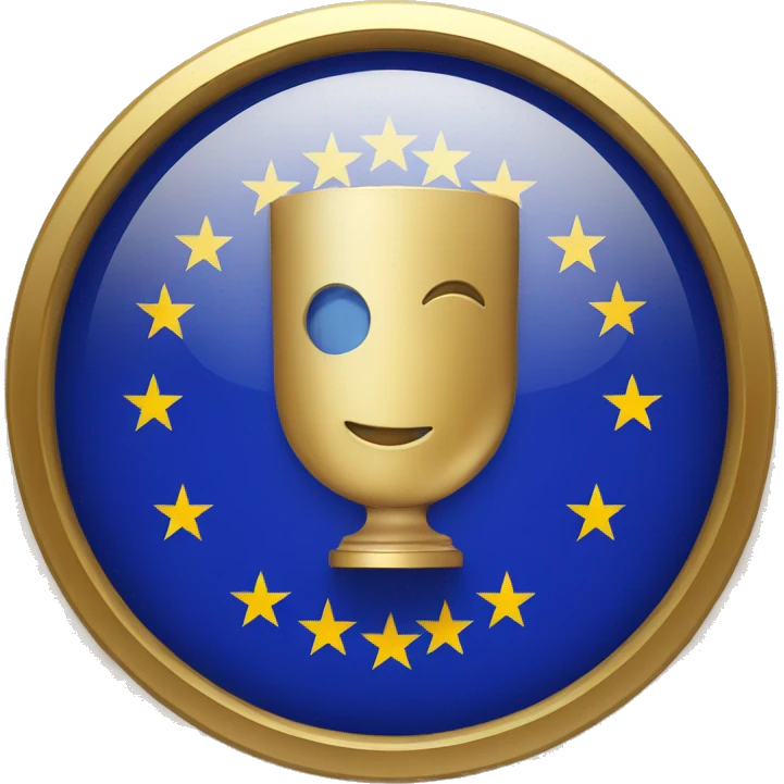 european-union-flag on trophee circle emoji