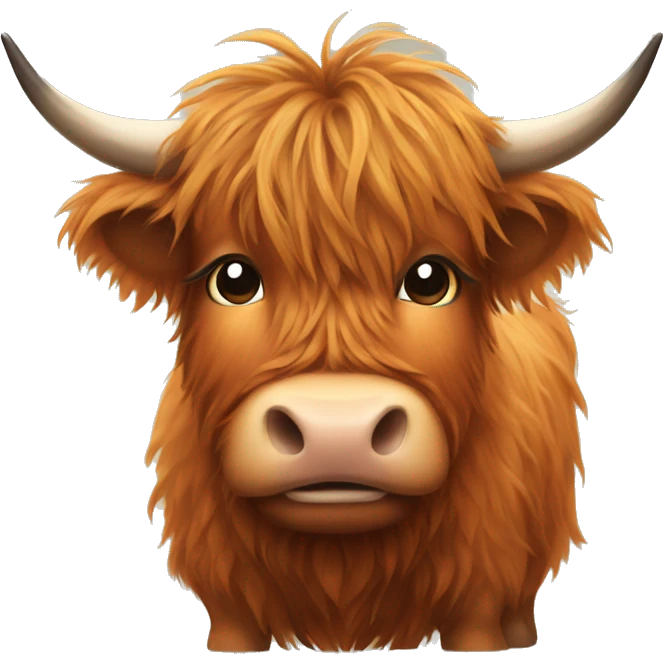 Highland cow emoji