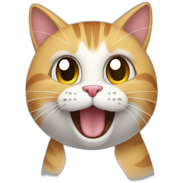 cat singing emoji