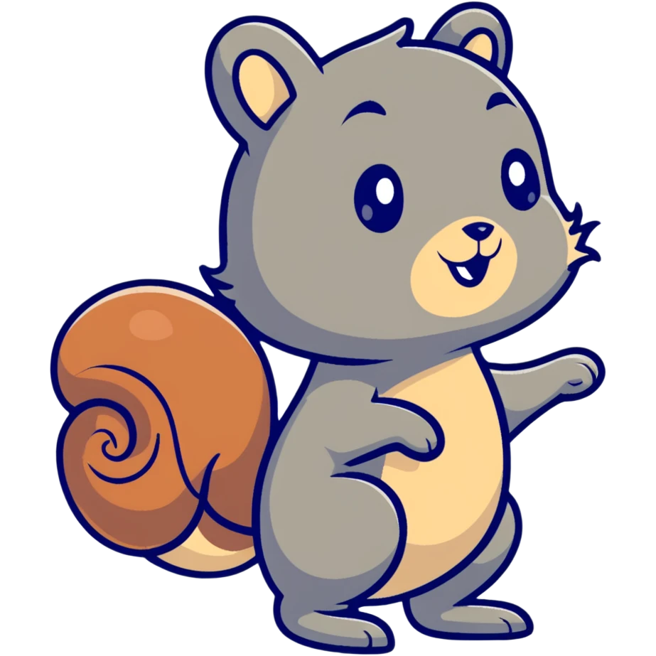 cute squirrel emoji