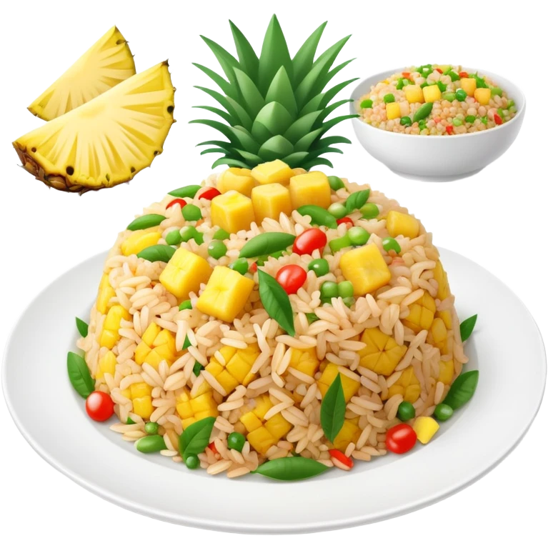 Pineapple island rice  emoji