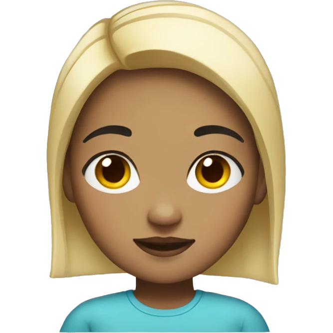 girl with light skin and black hair emoji