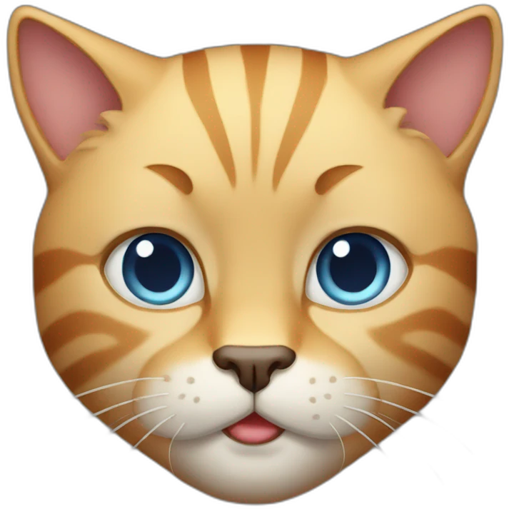 a muscular cat emoji