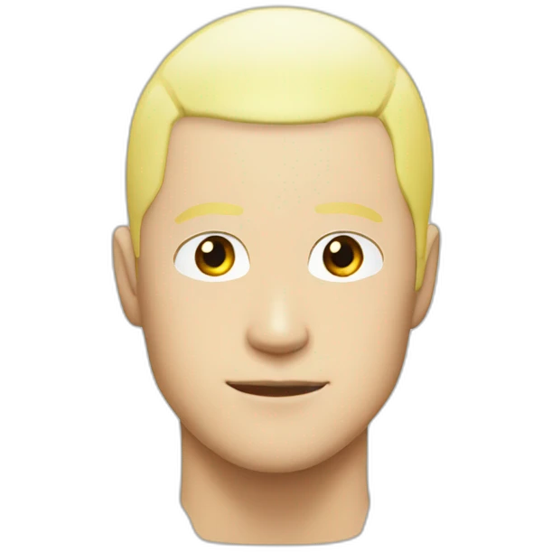 Saitama con pelo blanco emoji