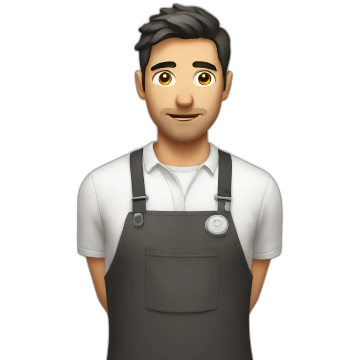 Tired barista guy emoji