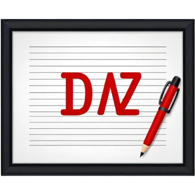Any body up for dmz writing in white with red border emoji