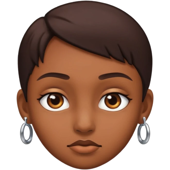 A side eye  emoji