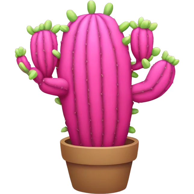 pink cactus emoji