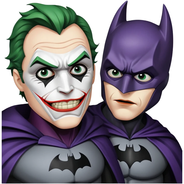Batman stopping joker emoji