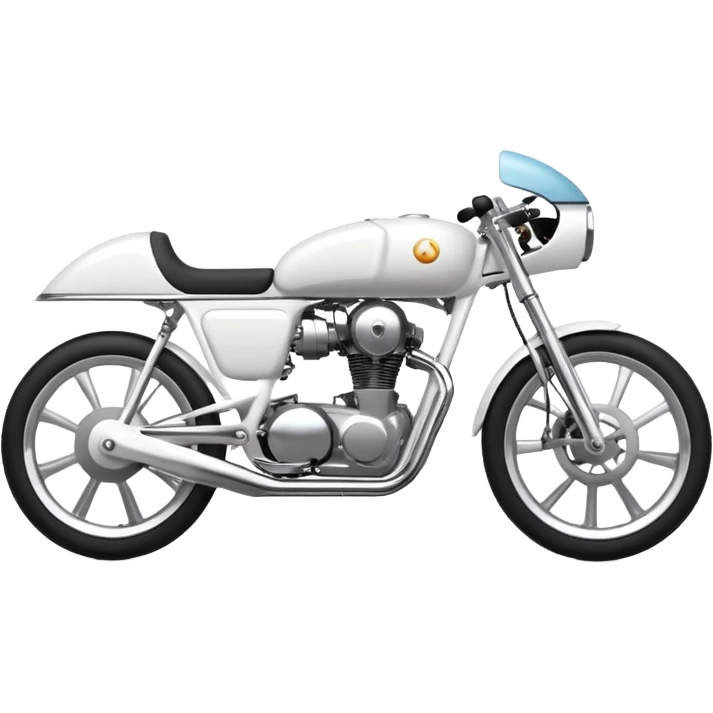 White naked bike emoji