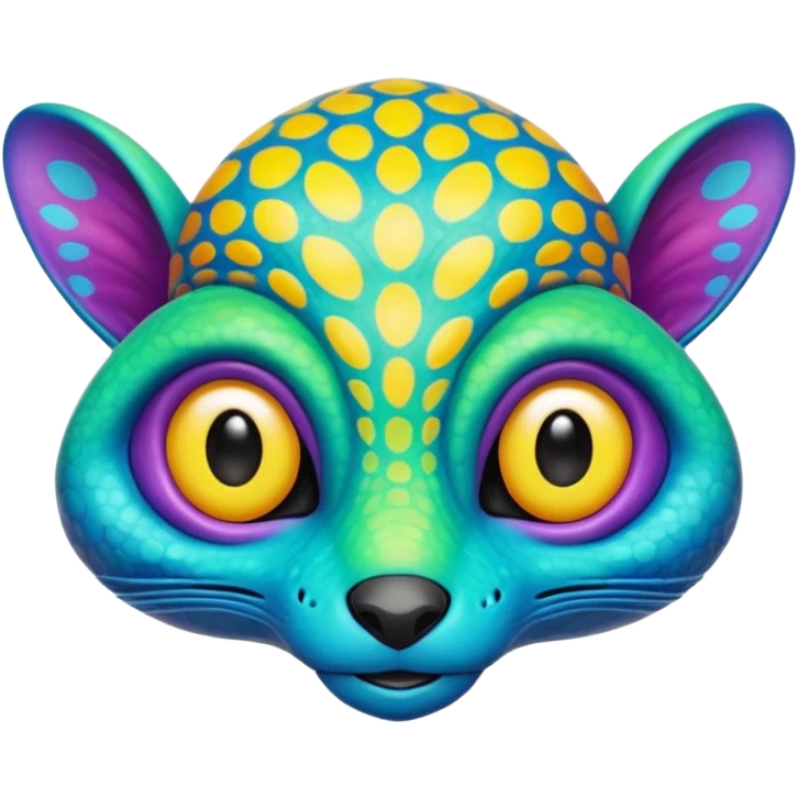 strange alien animal emoji