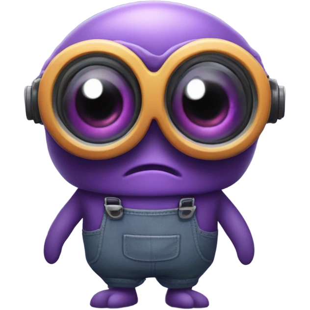 Purple minion emoji