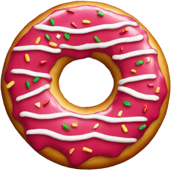 Christmas donut  emoji