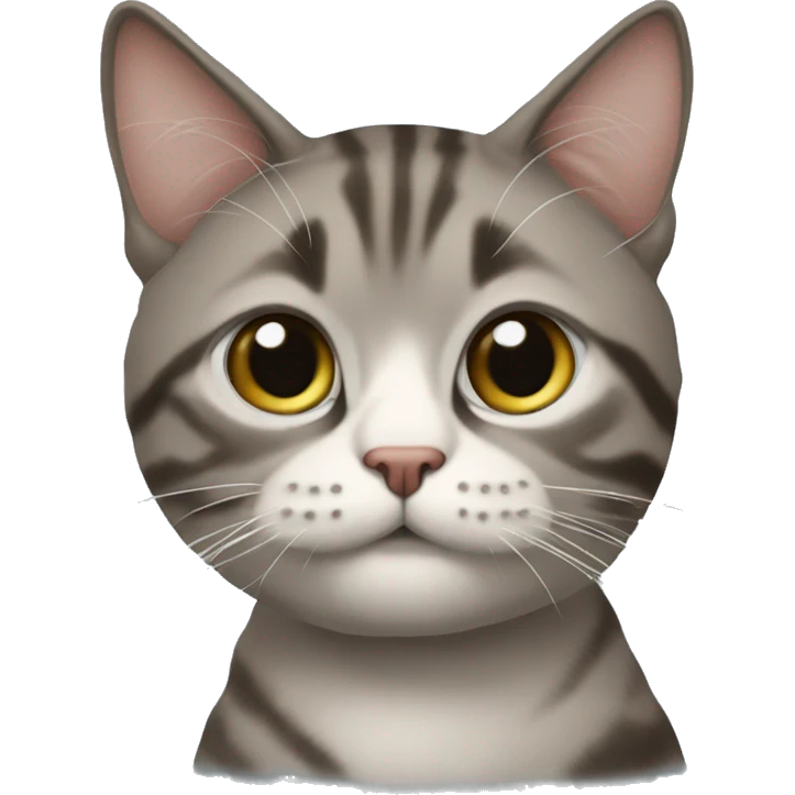 Рыжая милая кошка emoji