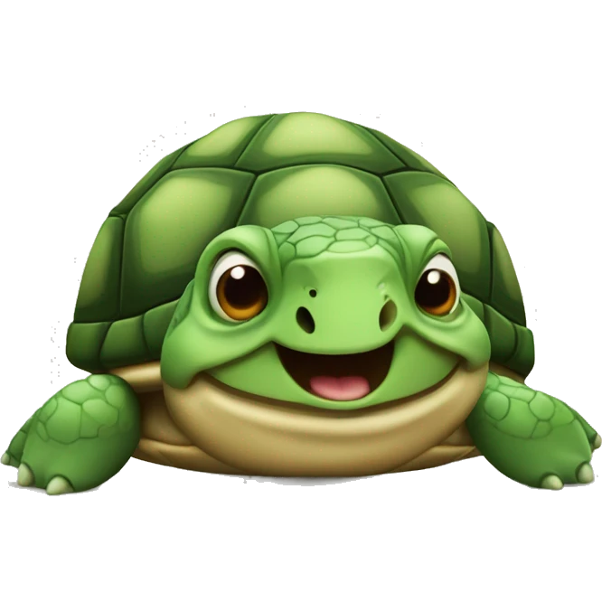 smirking turtle emoji
