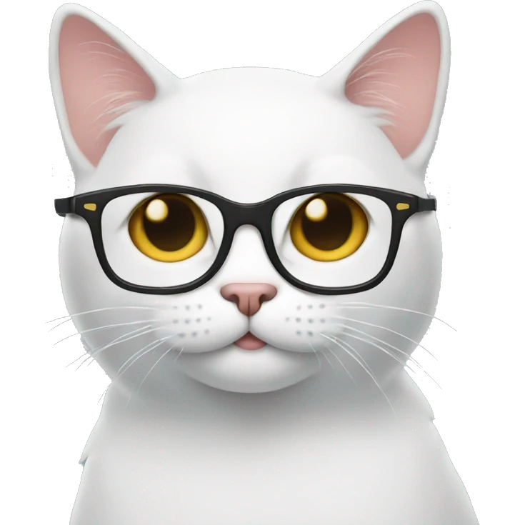Cat with glasses emoji