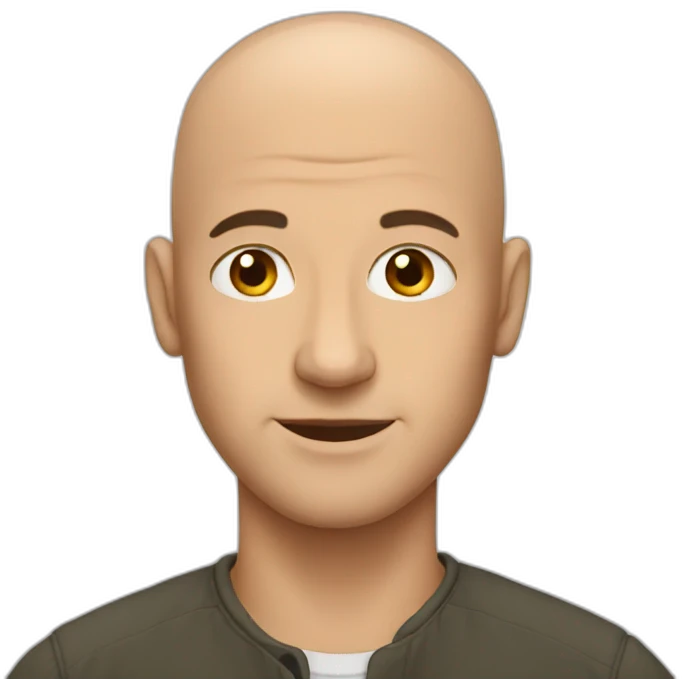 bald man emoji