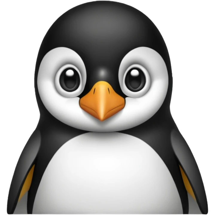 Sad penguin  emoji