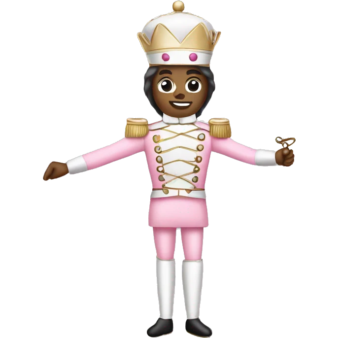 Light pink nutcracker emoji