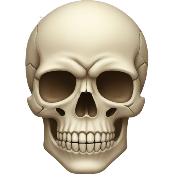 skull emoji but make it very ugly emoji