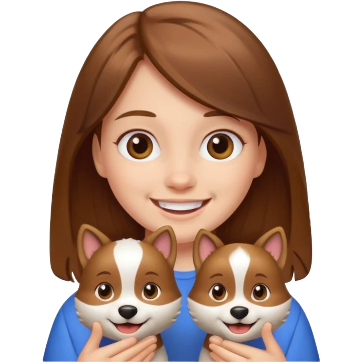Fille brune et blanche qui a un ongle entre les canines emoji