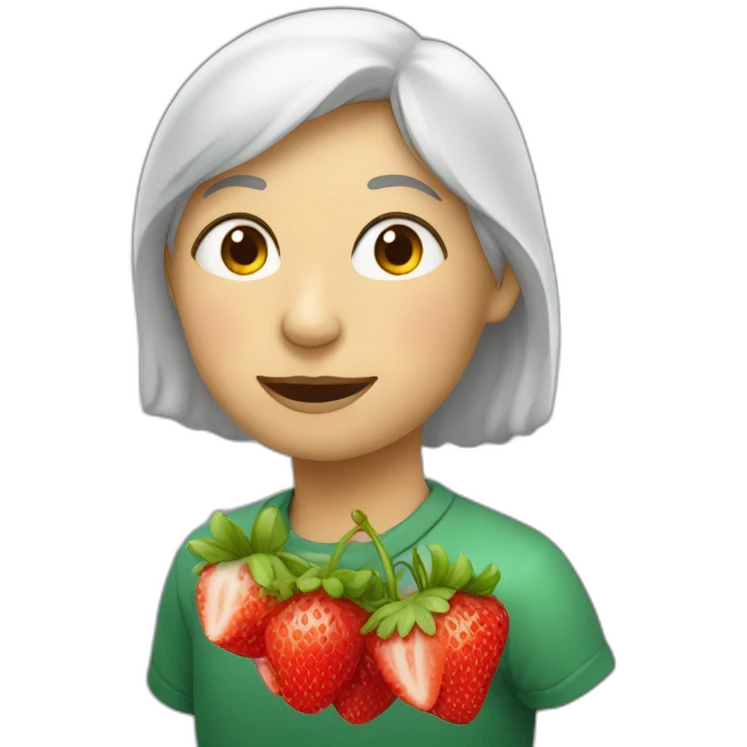 Ta mère qui mange des fraises emoji