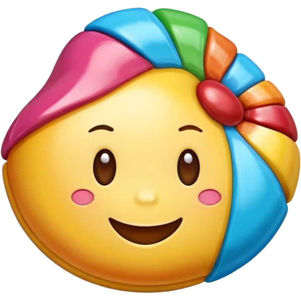 smiling candy emoji