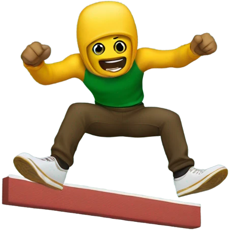 Mexican jumping wall  emoji