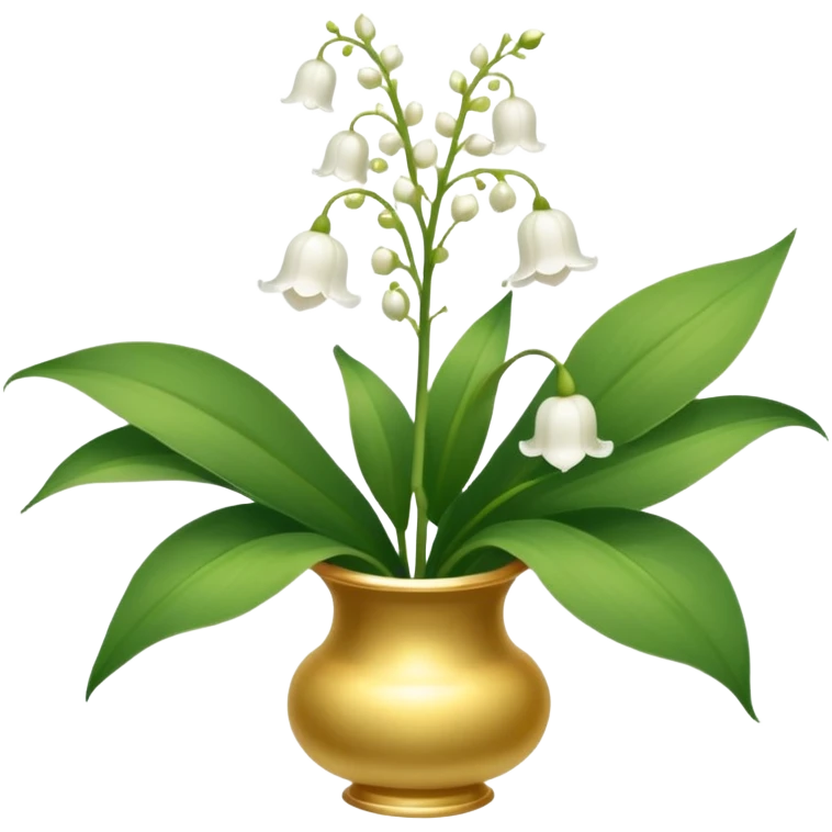 White lily of the valley  emoji