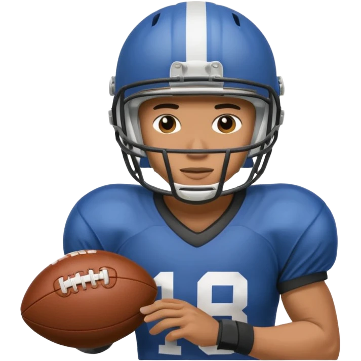 american football player emoji