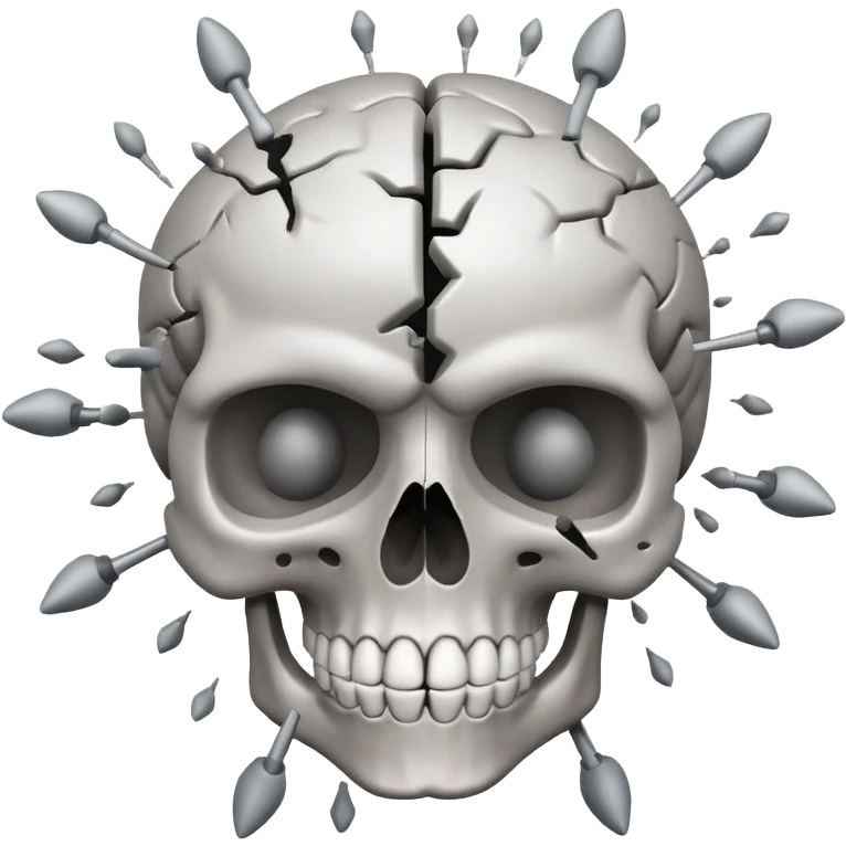 Skull emojis brain explode  emoji