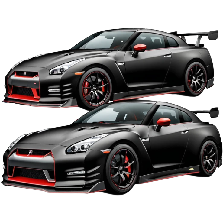 Nissan Gt r r35 nismo siyah  emoji