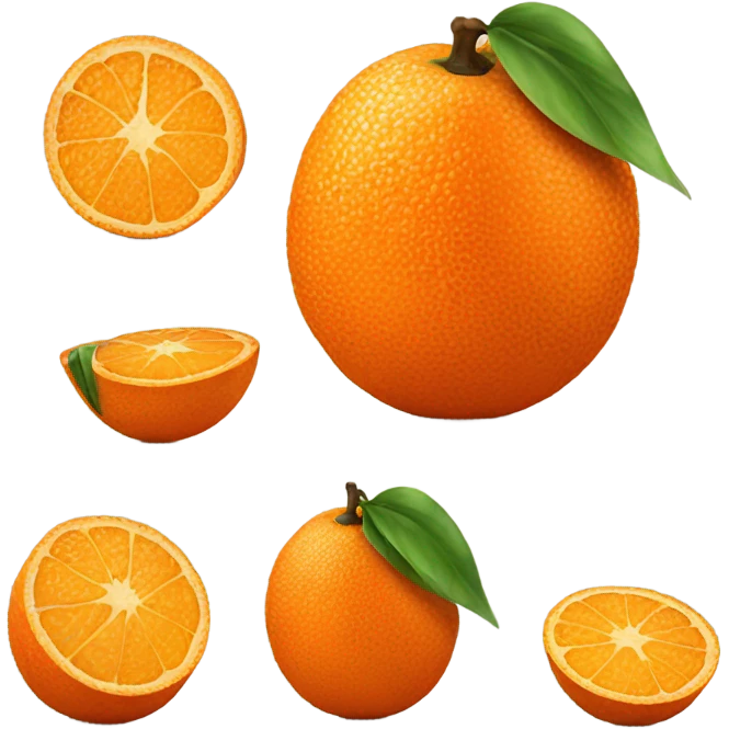 Orange  emoji
