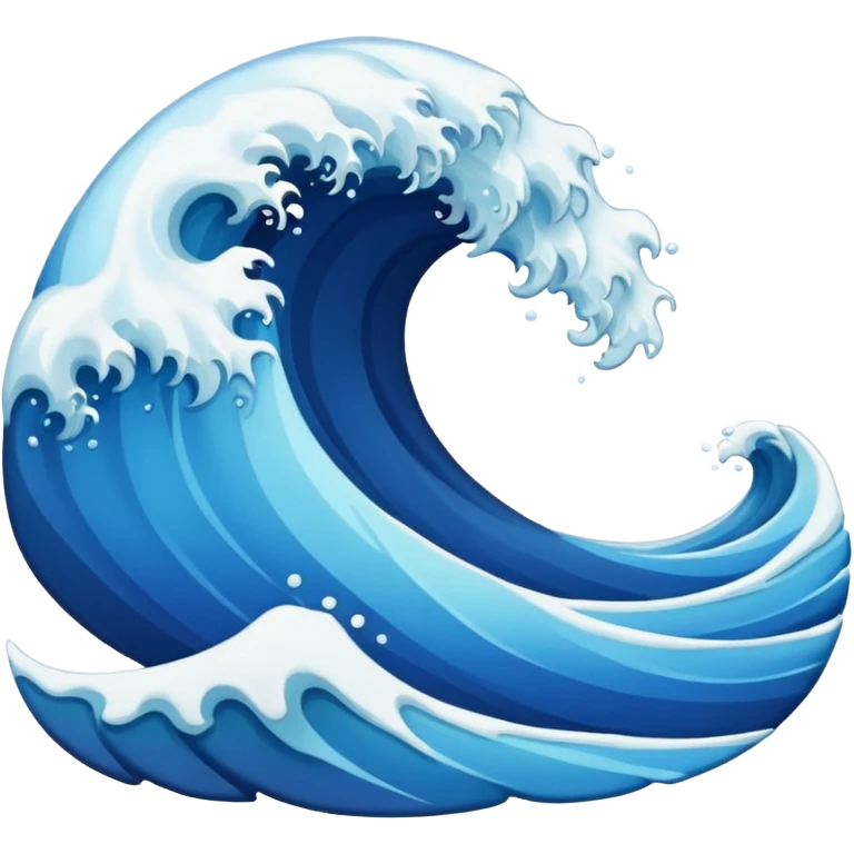 Wave emoji