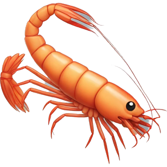 Shrimp emoji