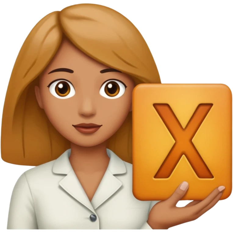 Make a person hold sex on the left and seven on the right emoji